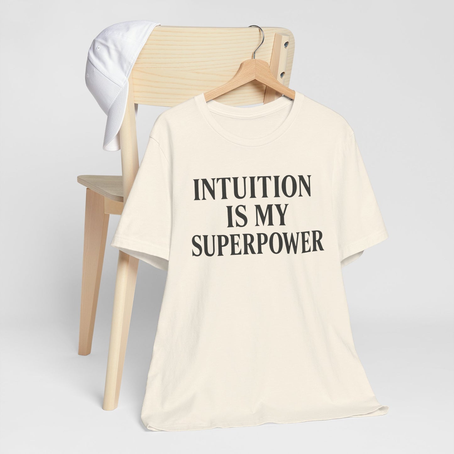 Intuition Is My Superpower Vintage Tee – Unisex Spiritual Graphic Shirt for Intentional Living