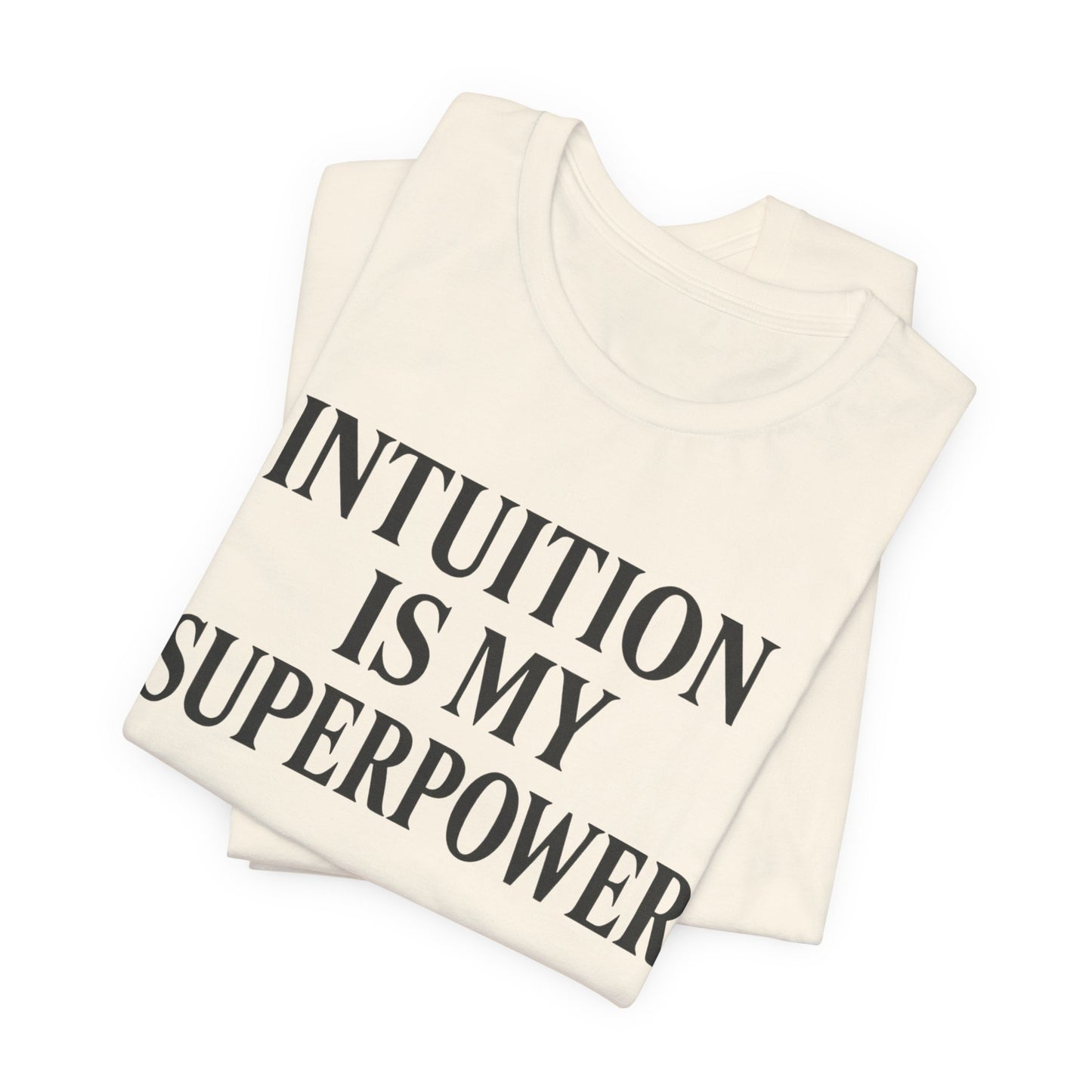 Intuition Is My Superpower Vintage Tee – Unisex Spiritual Graphic Shirt for Intentional Living