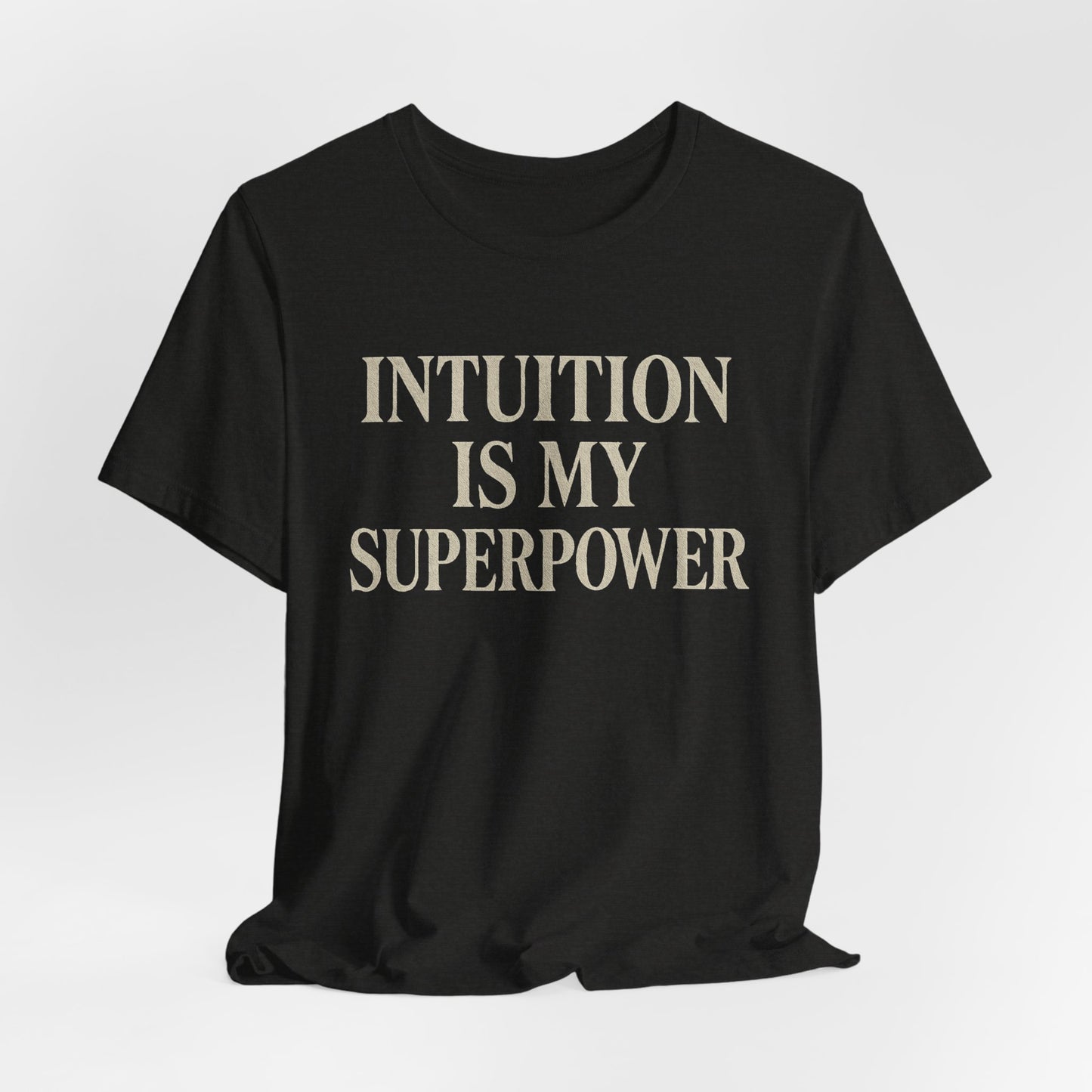 Intuition Is My Superpower Vintage Tee – Unisex Spiritual Graphic Shirt for Intentional Living