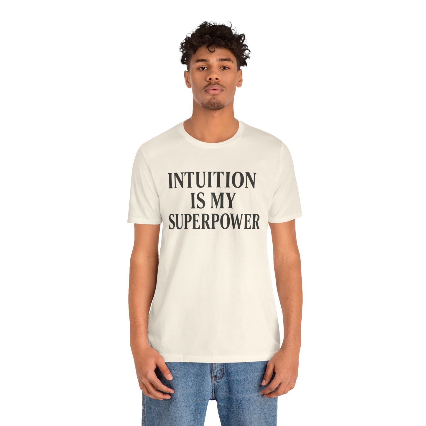 Intuition Is My Superpower Vintage Tee – Unisex Spiritual Graphic Shirt for Intentional Living