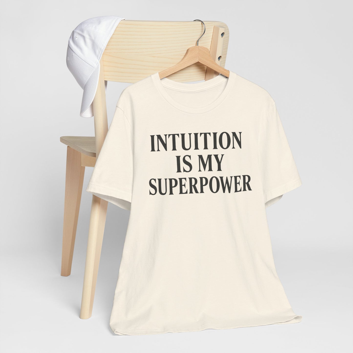 Intuition Is My Superpower Vintage Tee – Unisex Spiritual Graphic Shirt for Intentional Living