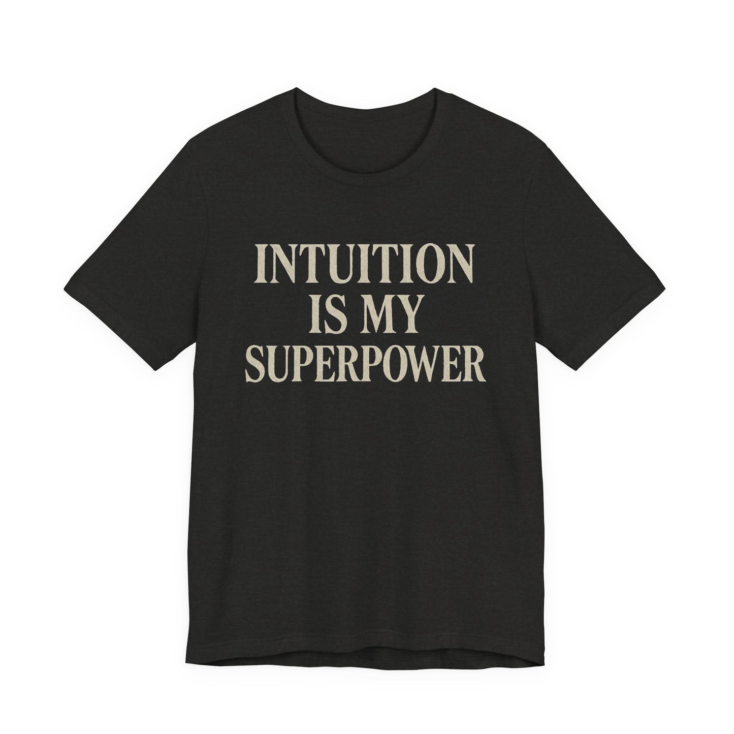 Intuition Is My Superpower Vintage Tee – Unisex Spiritual Graphic Shirt for Intentional Living