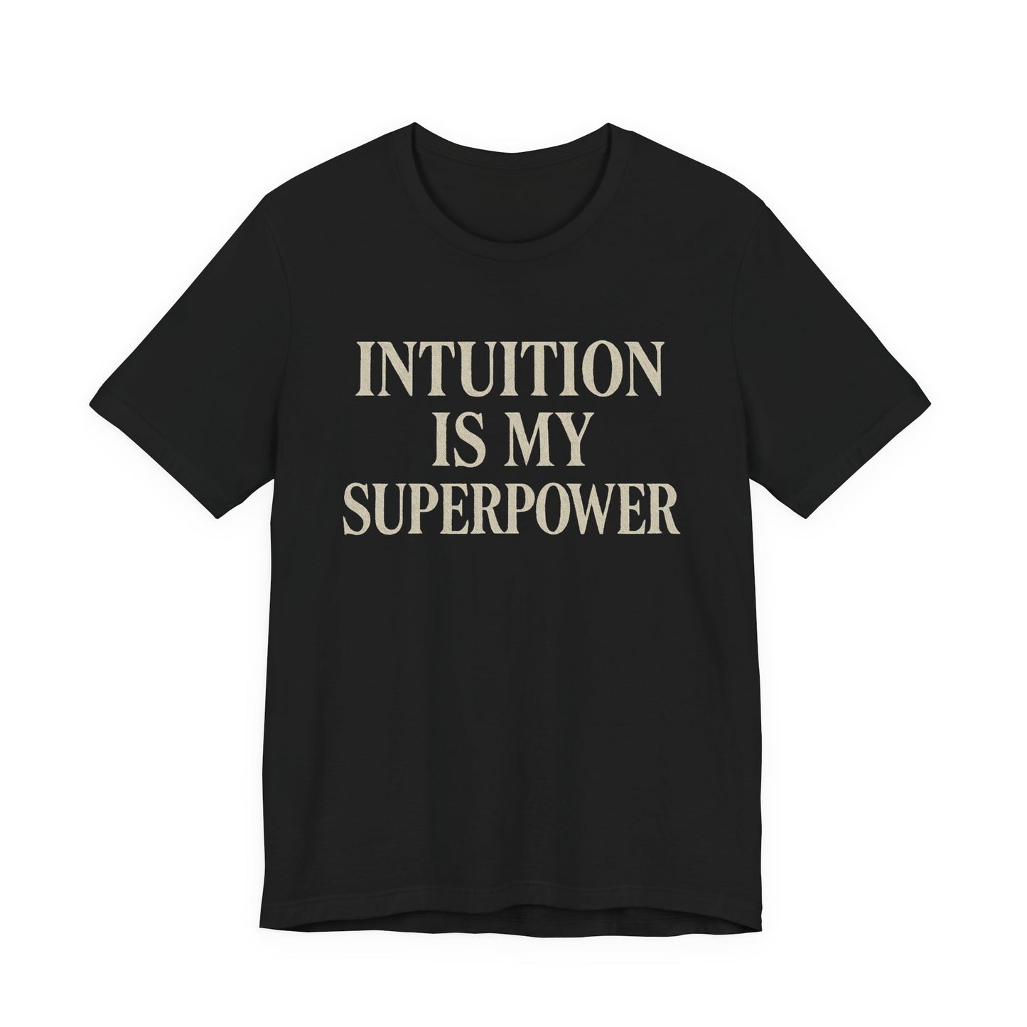 Intuition Is My Superpower Vintage Tee – Unisex Spiritual Graphic Shirt for Intentional Living