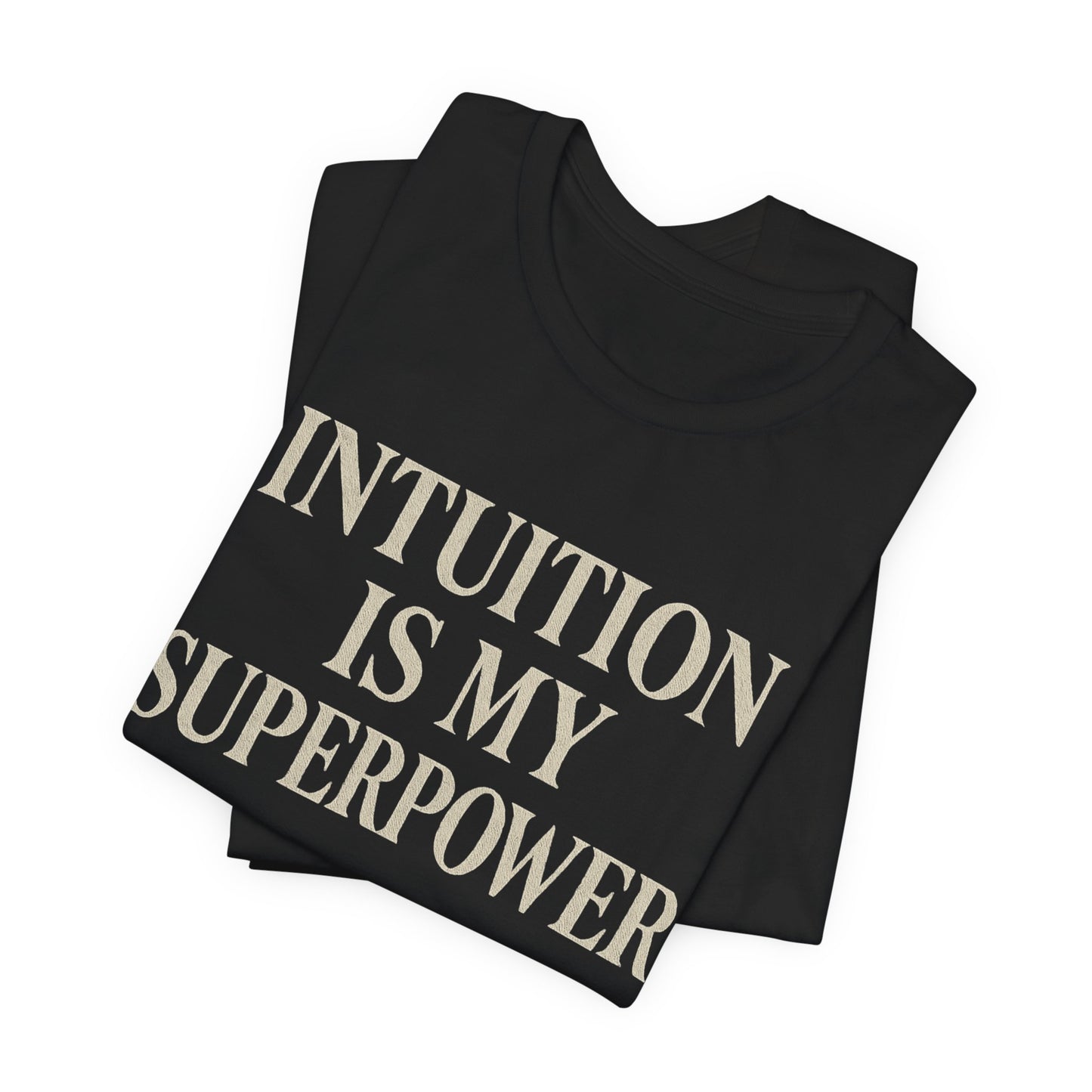 Intuition Is My Superpower Vintage Tee – Unisex Spiritual Graphic Shirt for Intentional Living