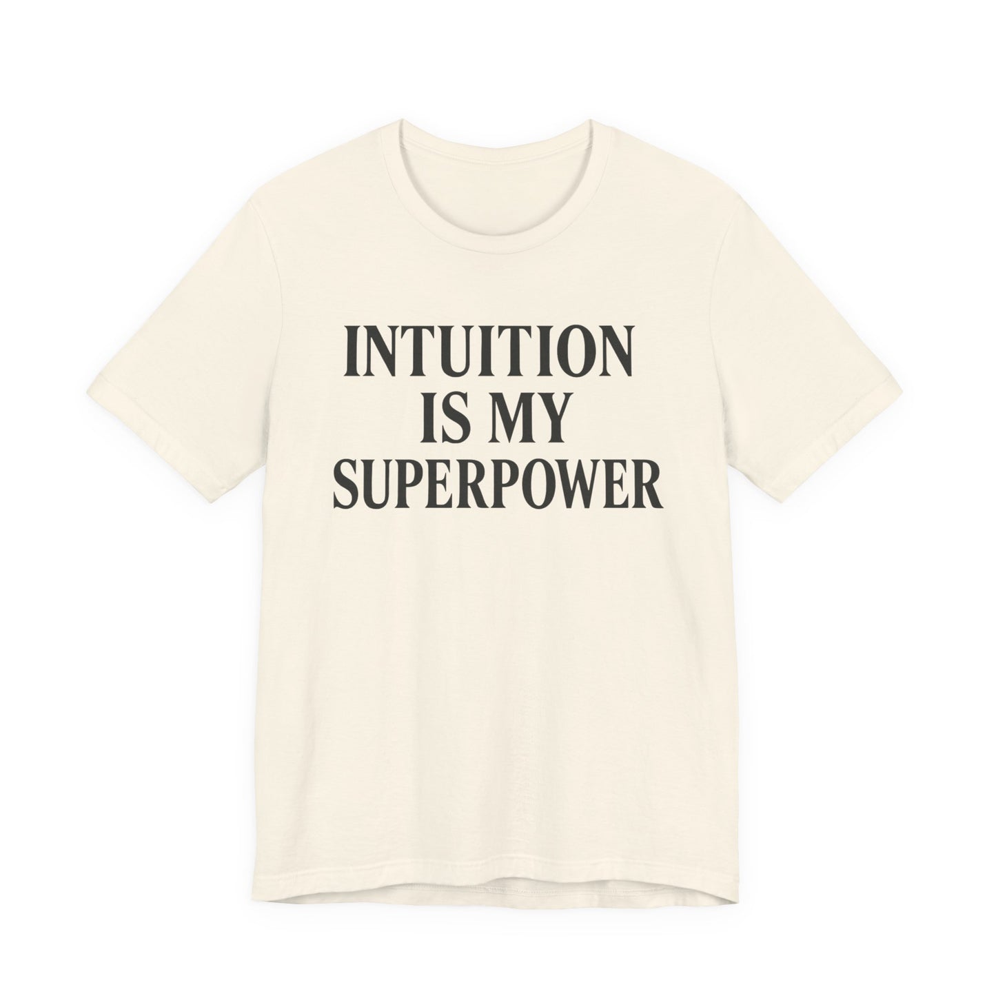 Intuition Is My Superpower Vintage Tee – Unisex Spiritual Graphic Shirt for Intentional Living