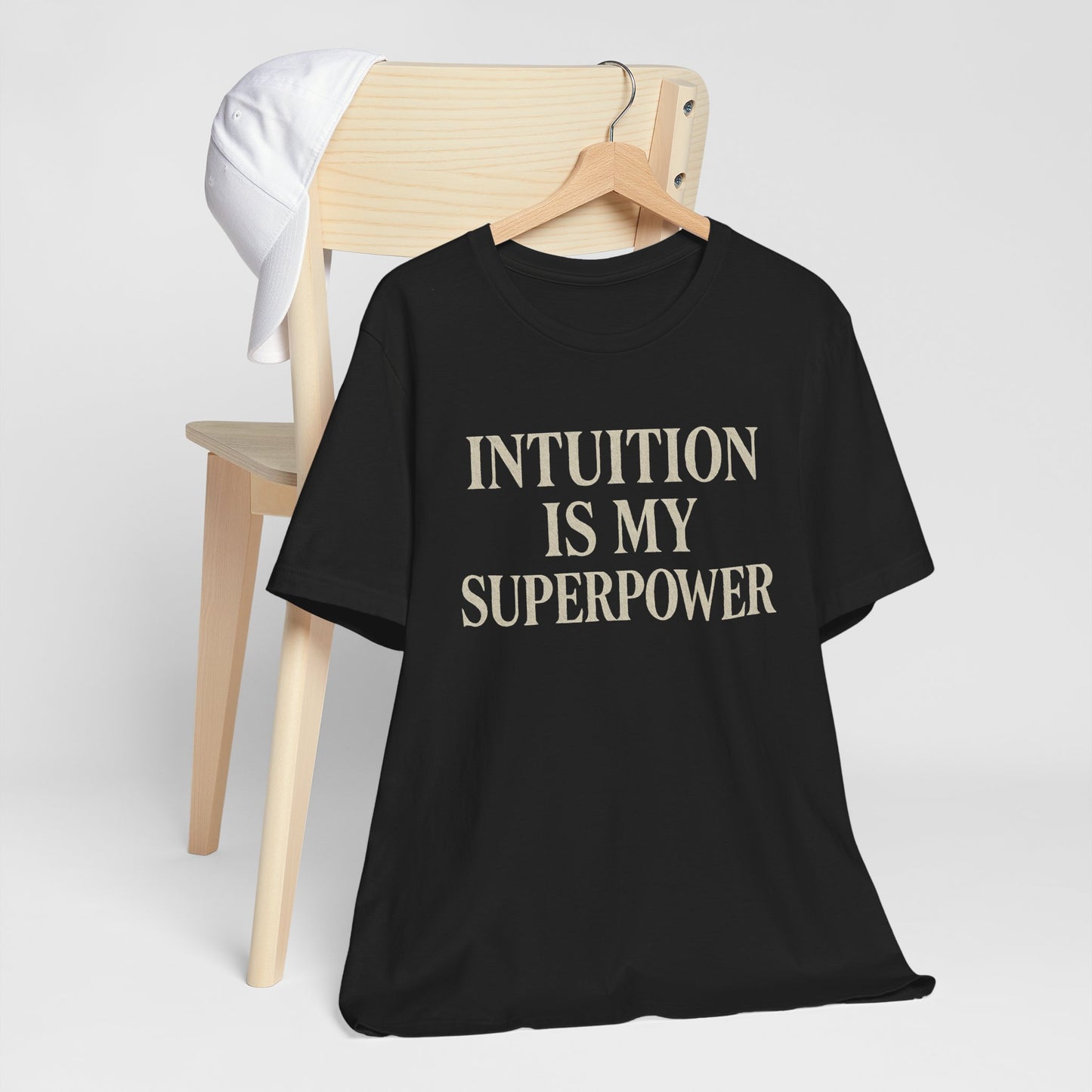 Intuition Is My Superpower Vintage Tee – Unisex Spiritual Graphic Shirt for Intentional Living